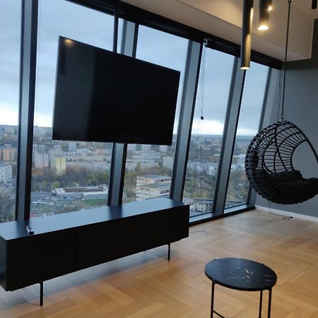شقة Hanza Tower Szczecin Sky Apart 18Th Floor A المظهر الخارجي الصورة